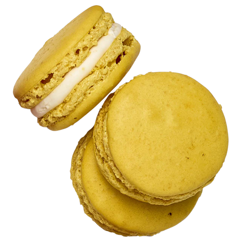 Macaron yaourt citron jaune