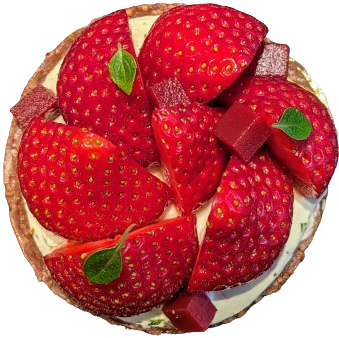 Craquante fraise citron vert/basilic