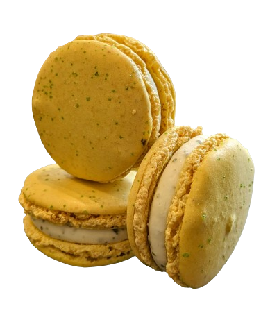 Macaron citron / basilic
